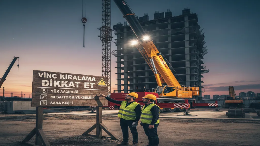 Vinç Kiralarken Nelere Dikkat Edilmeli ?